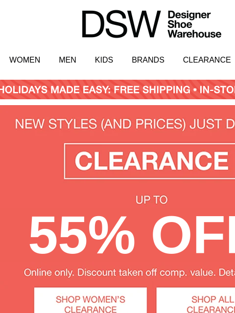 dsw newsletter: New UGGs + Free Shipping = ❤️