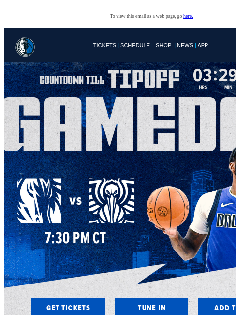 mavsmail newsletter: Mavs vs Pelicans | Tune In: WFAA-8, KFAA-29, & Mav...