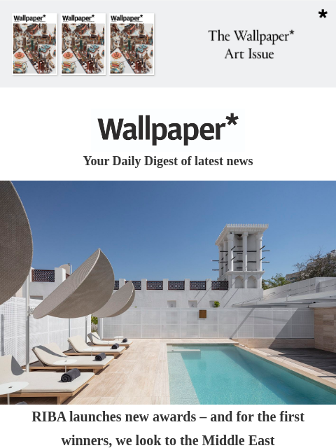 futureplc newsletter: RIBA’s first Middle East Award winners