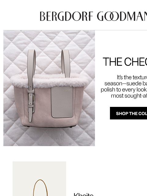 bergdorfgoodman newsletter: Suede Parade: Fall’s It Bags