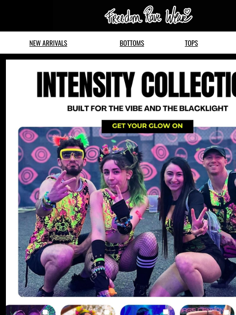 freedomravewear newsletter: How Intense Is Your Rave?