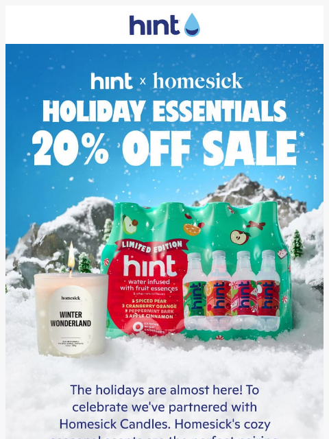 drinkhint newsletter: Want to save 20%?