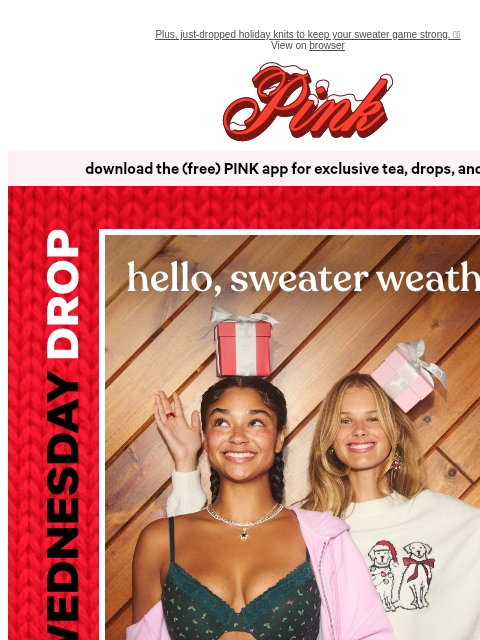 vspink newsletter: Limited Time: 30% Off Clothing 👚👖
