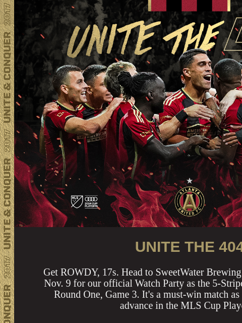 5-Stripes fight to advance in playoffs ﻿͏ ﻿͏ ﻿͏ ﻿͏ ﻿͏ ﻿͏ ﻿͏ ﻿͏ ﻿͏ ﻿͏ ﻿͏ ﻿͏ ﻿͏ ﻿͏ ﻿͏ ﻿͏ Unite the 404 UNITE THE 404 Get ROWDY, 17s. Head to SweetWater Brewing Company on Saturday, Nov. 9 for our