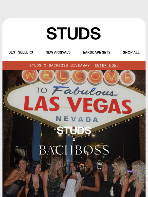 studs newsletter: Win a Bachelorette Party in Vegas 👰‍♀️💎