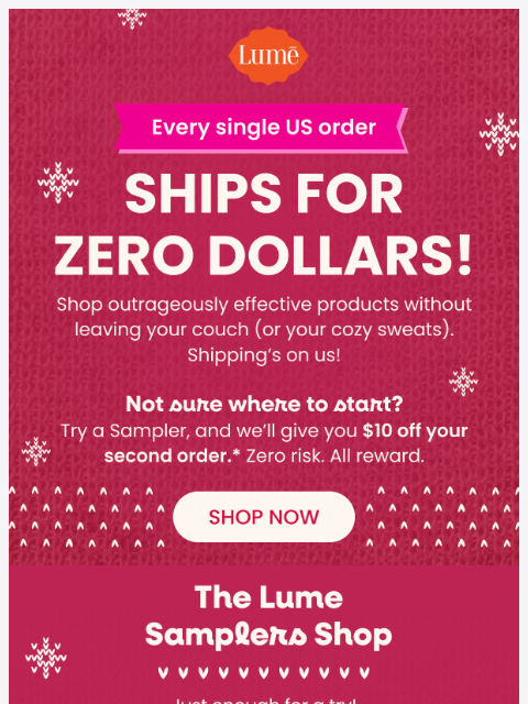 lumedeodorant newsletter: Try for $15 (plus free shipping)... get $10 back?!...