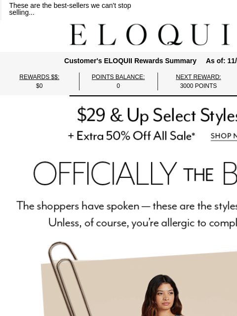 eloquii newsletter: IT'S OFFICIAL 👀