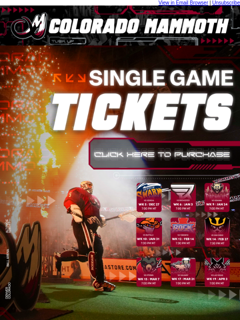 thecoloradomammoth newsletter: 🦣Tickets Are On Sale NOW!