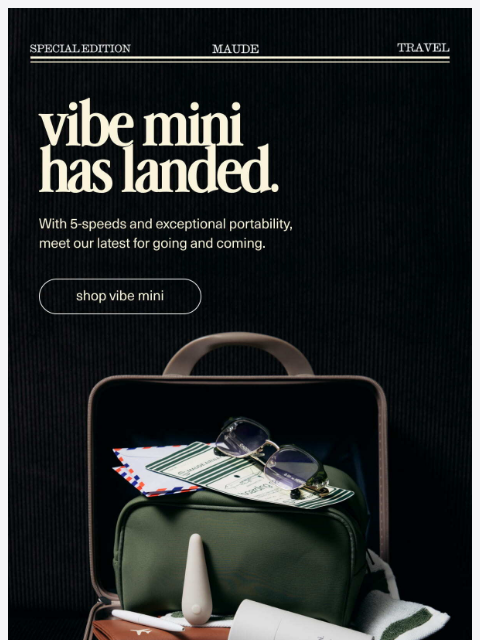 getmaude newsletter: “perfect for on-the-go and discreet.”