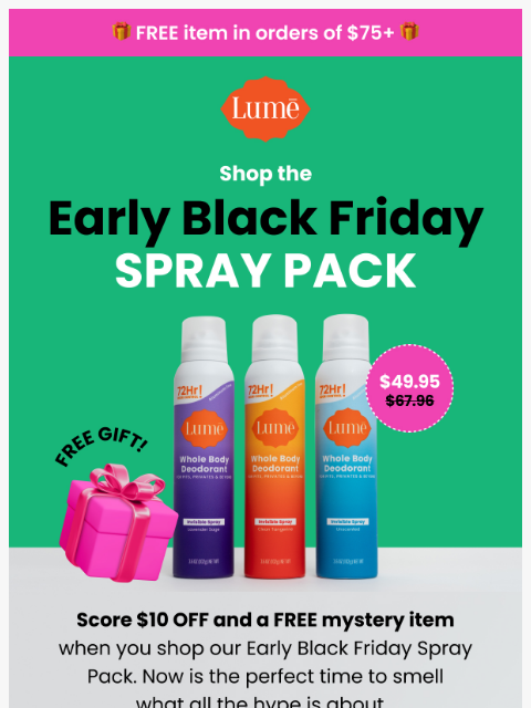 Don't miss our new Early Black Friday Spray Pack. ͏ ͏ ͏ ͏ ͏ ͏ ͏ ͏ ͏ ͏ ͏ ͏ ͏ ͏ ͏ ͏ ͏ ͏ ͏ ͏ ͏ ͏ ͏ ͏ ͏ ͏ ͏ ͏ ͏ ͏ ͏ ͏ ͏ ͏ ͏ ͏ ͏ ͏ ͏ ͏ ͏ ͏ ͏ ͏ ͏ ͏ ͏ ͏ ͏ ͏ ͏ ͏ ͏ ͏ ͏ ͏ ͏ ͏ ͏ ͏ ͏ ͏ ͏ ͏ ͏ ͏ ͏ ͏ ͏ ͏ ͏ ͏ ͏ ͏