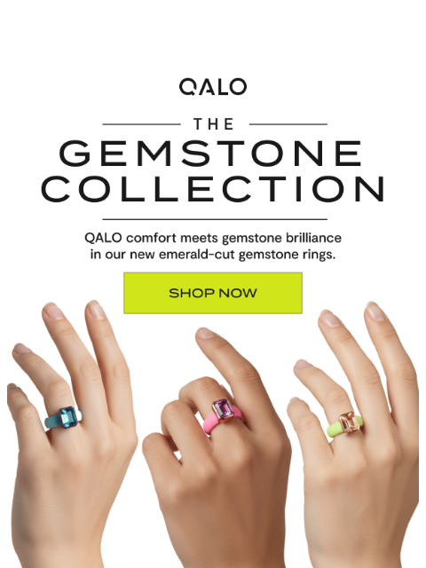 qalo newsletter: The NEW Gemstone Collection 💠