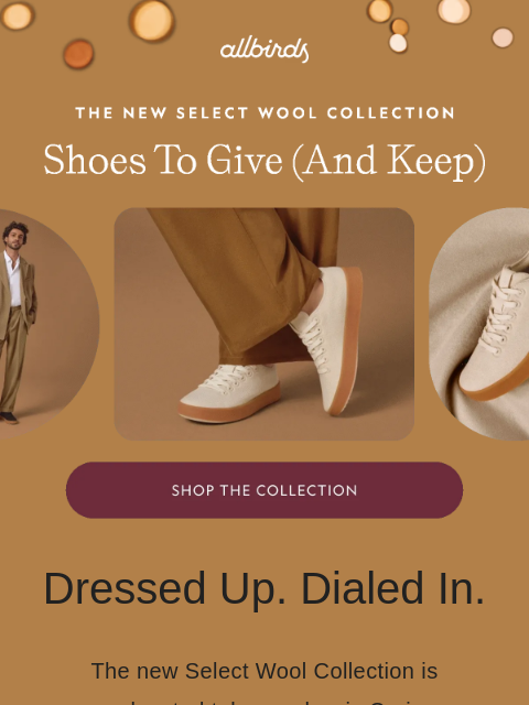 allbirds newsletter: Meet The New Select Wool Collection
