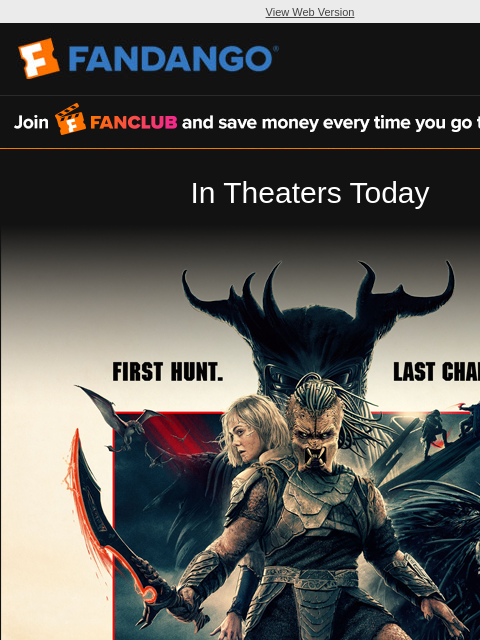 fandango newsletter: Your Friday Movie Premiere