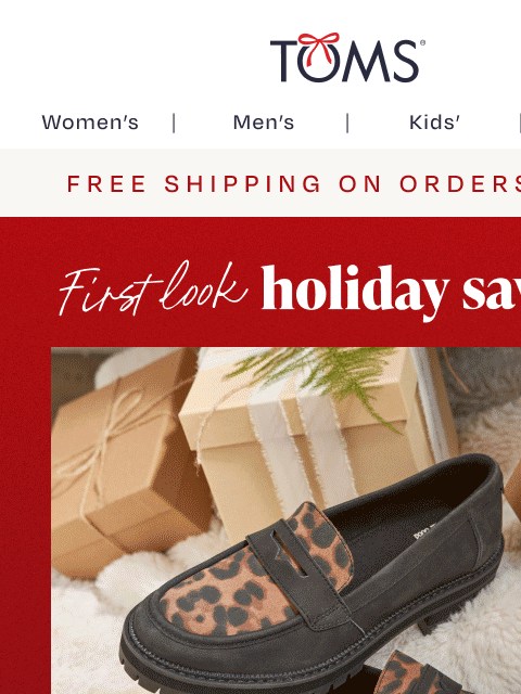 toms newsletter: Save 25% on Fan-Favorite Styles