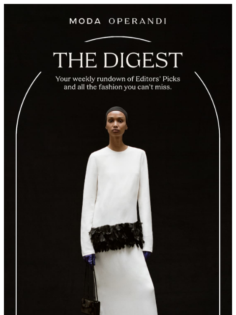 modaoperandi newsletter: Turn Heads in TOTEME