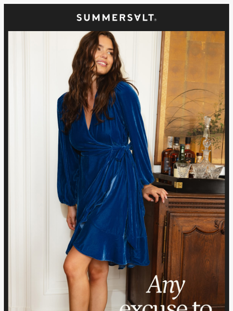 summersalt newsletter: Velvet For Every Occasion