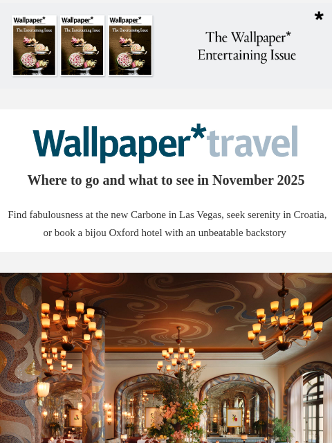 futureplc newsletter: Wallpaper* Travel in 2025: where to go