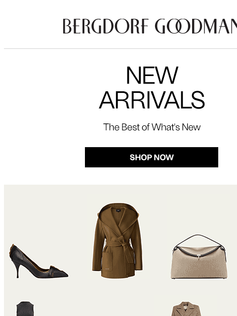 bergdorfgoodman newsletter: Newness Report: This Just In