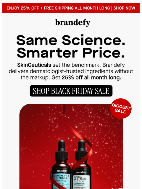 brandefyskin newsletter: SkinCeuticals vs. Brandefy