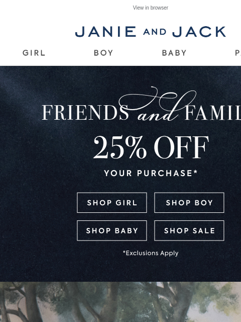 janieandjack newsletter: Now trending: our black & white collection