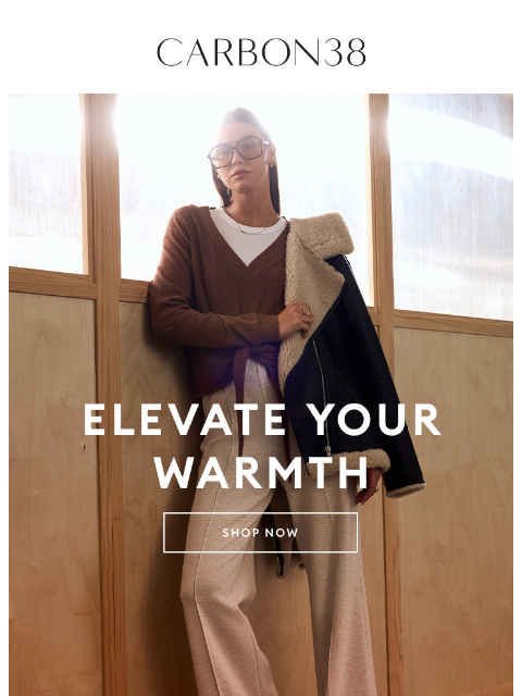 carbon38 newsletter: Sweater Weather 🍂