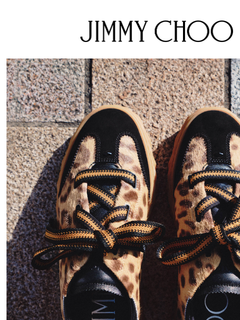 jimmychoo newsletter: Leopard Print Sneakers