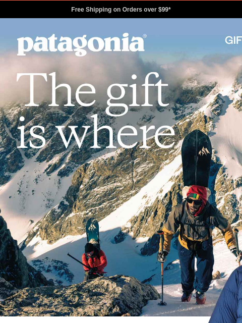 patagonia newsletter: Our 2025 Gift Guide