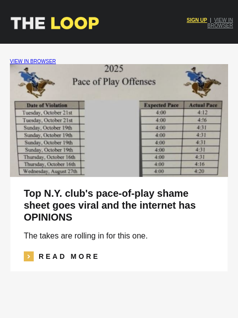 golfdigest newsletter: Westwood jabs Rory, why LIV's format never mattere...