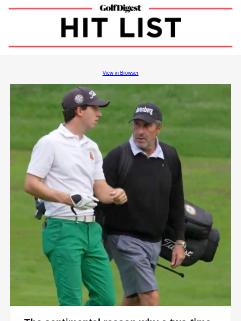 GolfDigest View in Browser Image The sentimental reason why a two-time Masters champ is back at Q School Jose Maria Olazabal won DP World Tour Q School in 1985, setting up a Hall of Fame career. Now