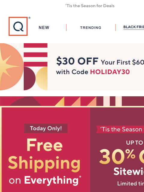 qvcemail newsletter: Today Only! Free Ship on Everything