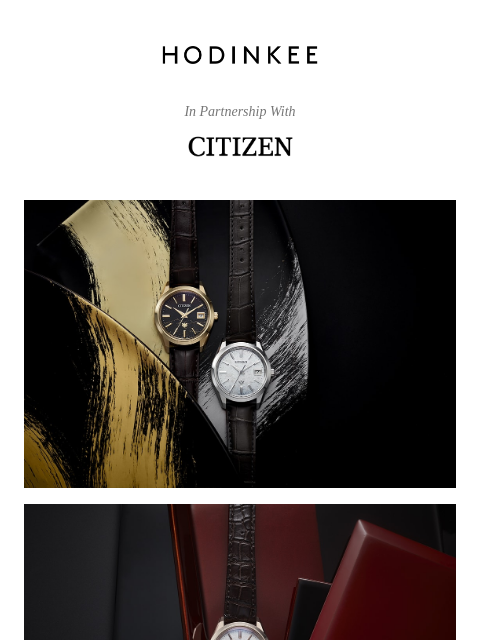 hodinkee newsletter: The CITIZEN 30th Anniversary Editions