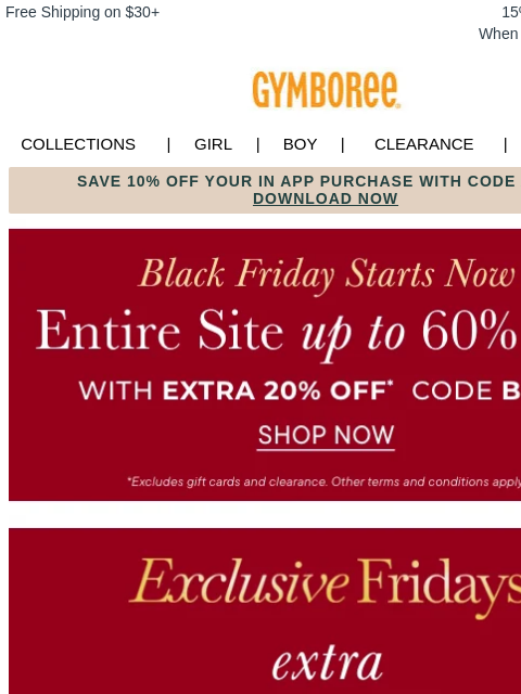 gymboree newsletter: NEW & Exclusive Deal 👗✨ Extra 10% Off ALL Dresses