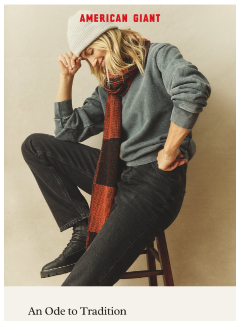 american-giant newsletter: New Colors in our Vintage Sweatshirt