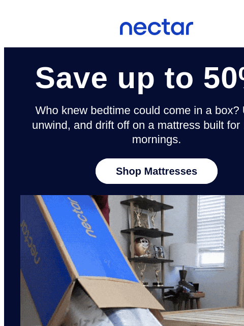 nectarsleep newsletter: What if better sleep came in a box? 👀