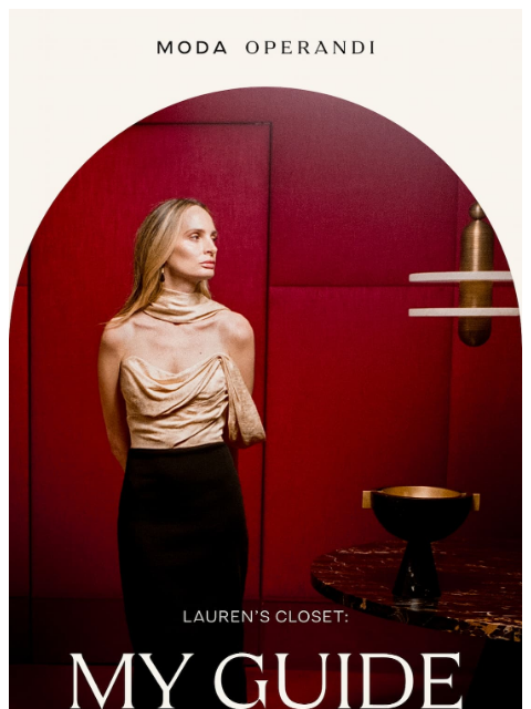 modaoperandi newsletter: My Guide To Festive Dressing