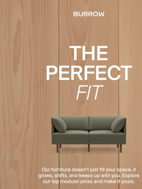 burrow newsletter: Get modular with it