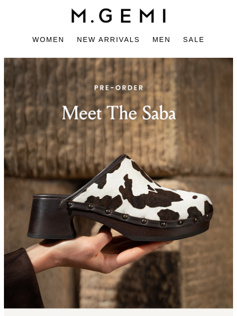 mgemi newsletter: Pre-Order The Saba