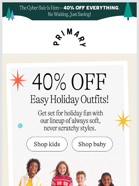 primary newsletter: Easy Holiday Outfit Makers 👚👖👗