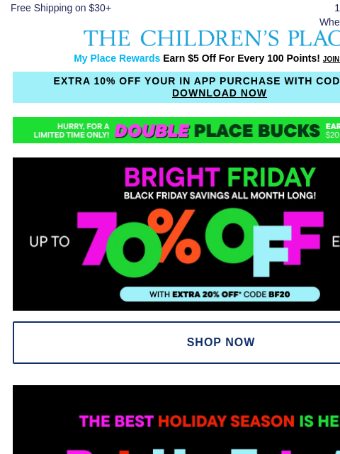 childrensplace newsletter: Most wanted Sitebusters: $16.99 Cozy Boots & $7.99...