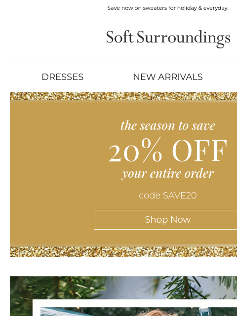 softsurroundings newsletter: Festive Knits for the Season