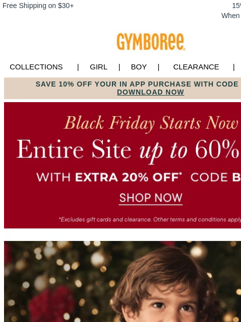 gymboree newsletter: Nutcracker Looks with *Extra* Holiday Magic 🎄🩰