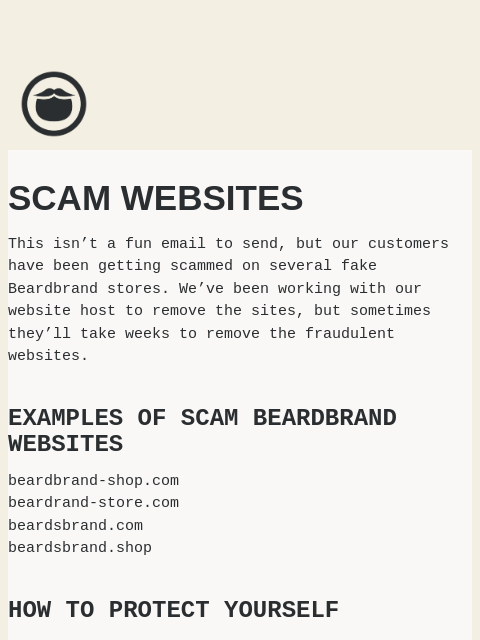 How to make sure you are ordering from Beardbrand and not a scam website ͏ ͏ ͏ ͏ ͏ ͏ ͏ ͏ ͏ ͏ ͏ ͏ ͏ ͏ ͏ ͏ ͏ ͏ ͏ ͏ ͏ ͏ ͏ ͏ ͏ ͏ ͏ ͏ ͏ ͏ ͏ ͏ ͏ ͏ ͏ ͏ ͏ ͏ ͏ ͏ ͏ ͏ ͏ ͏ ͏ ͏ ͏ ͏ ͏ ͏ ͏ ͏ ͏ ͏ ͏ ͏ ͏ ͏ ͏ ͏ ͏ ͏ ͏ ͏