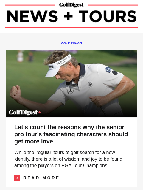 Tour pro DQ'd in Mexico for this unusual violation of provisional ball rule GolfDigest View in Browser Bernhard Langer Let's count the reasons why the senior pro tour's fascinating