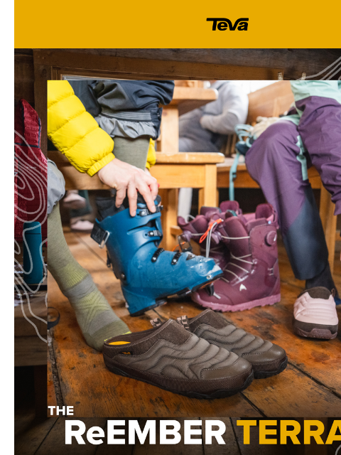teva newsletter: They’re back... ReEmber Terrain Slip-Ons