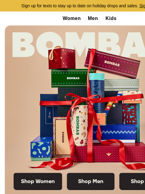 bombas newsletter: The Holiday Gift Shop Is Officially Open