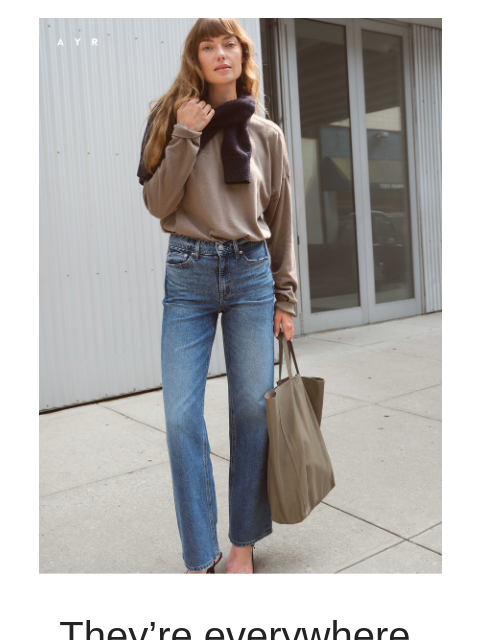 ayr newsletter: the fashion editor’s favorite jean