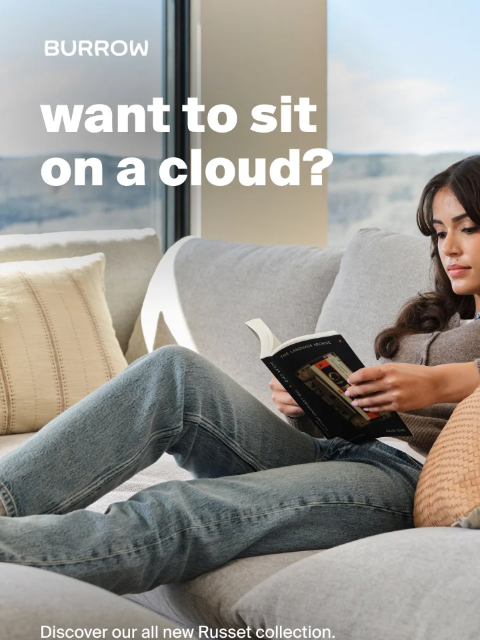 burrow newsletter: Softer than a cloud