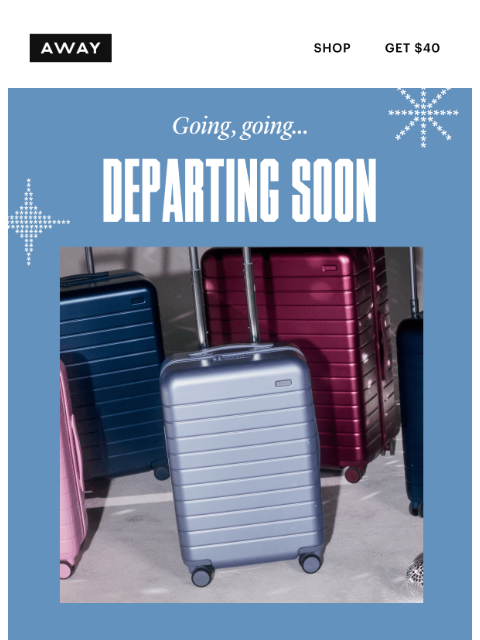 awaytravel newsletter: New arrivals going fast