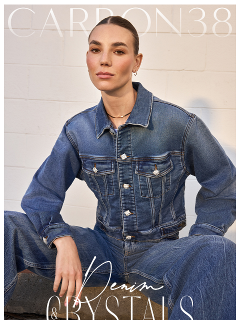 carbon38 newsletter: Dazzle in Denim