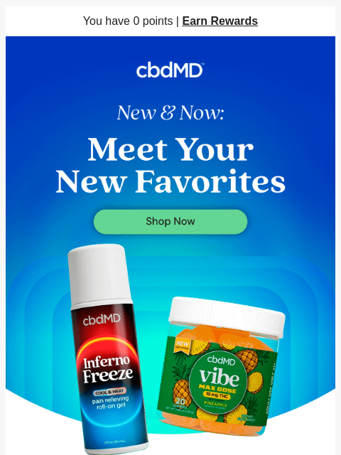 cbdmd newsletter: Powerful New Products You Have to Try!